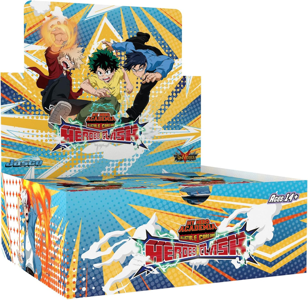 Jasco My Hero Academia Collectible Card Game Series 3 Unlimited Heroes Clash Booster Display 24 Packs