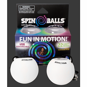 Spin Balls LED Poi Kit